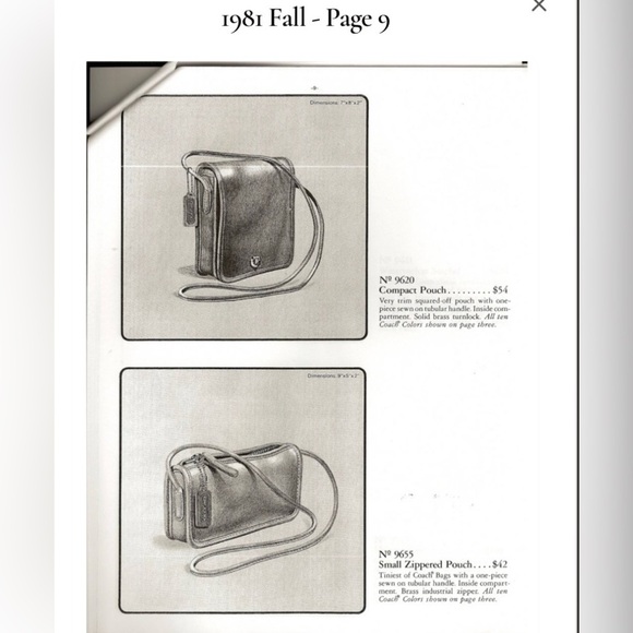 Coach | Vintage Zippered Pouch Style 9655 | Rare Red Leather | Made in NYC - Picture 12 of 12